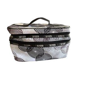 NWT LeSportsac Graphic Makeup Organizer Bag With Handle